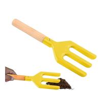 Herramientas de Jardinería para Niños | Mango De Madera con Rastrillo Juguetes De Playa | Juego de Herramientas de Jardín con Pala y Horca - para Aflojar Plantar Niños Piscina Jardín Pre