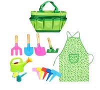 Herramientas de Jardinería para Niños Pequeños con Accesorios Coloridos | Materiales inodoros, Apoya el desarrollo motor fino, Bolsa de almacenamiento grande, Actividad al aire libre atractiva