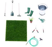 Herramientas De Jardinería Pequeñas - Decoraciones En Miniatura - 12 Piezas Casa De Muñecas Jardín - para Patio Paisaje Fotografía Navidad Cumpleaños Coleccionistas