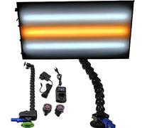Herramientas de lámpara Luz de abolladura de automóvil inalámbrica portátil Detector de abolladuras de lámpara de Foco de abolladuras, Tablero Reflector Tablero de lámpara PDR, con batería Herramien