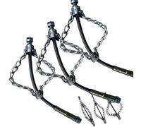 Herramientas De Limpieza De Tuberías De Alcantarillado,Máquina Limpiadora De Drenaje De Taladro Eléctrico 2 A 5 Metros Con Extensión,Herramientas Draga,Serpiente,Bloques,Resorte 3 Double Chains