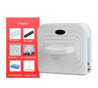 Herramientas de limpieza de vidrio, Cepillo limpiador de ventanas, equipo lavado, limpiacristales, herramienta limpieza for edificios gran altura(B White 18~35mm)