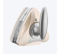 Herramientas de limpieza de vidrio, Limpiador de ventanas coche con giro 360° for limpiar y puertas vidrio mayor libertad, ajustable magnético(Beige,5~35mm)
