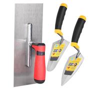 Herramientas de mampostería - 3 piezas Masonería Conjunto de mampostería con mango de agarre suave para reparación, colocación de ladrillos, construcción de pisos, estuco, relleno, paisajismo con una