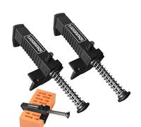 Herramientas de mampostería - Guía de medición 'extractor de revestimiento de 2 piezas Nivel de mampostería, regulador de cajón de alambre | Juego de fijaciones duraderas para m