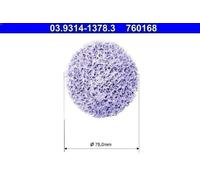 Disco de limpieza, kit de limpieza cubo de rueda ATE 03.9314-1378.3