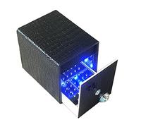 Herramientas de manicura, caja de almacenamiento de luz azul, limpiador de taladro de uñas, portátil, enchufable, para artistas domésticos, organizador de almacenamiento de 4 colores, para pinzas