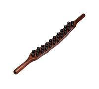 Herramientas de Masaje de Madera - Rodillo de 3 Filas y 31 Puntos para Terapia