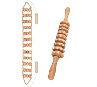Herramientas de masaje maderoterapia | Set de Drenaje Linfático for Esculpir el Cuerpo, Kit Maderoterapia for Anticelulítico(2Pcs)