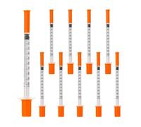 Herramientas de medición de plástico de usos múltiples de 1 ml, 31G x 6 mm, embalaje sellado individualmente, accesorios de laboratorio (20)