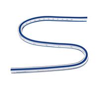 Herramientas de medición de reglas de curva flexibles para dibujos gráficos y diseño de vestuario (40cm)