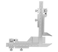 Herramientas de medición del calibrador de espesor del calibrador Vernier del diente del engranaje de acero inoxidable M1-26