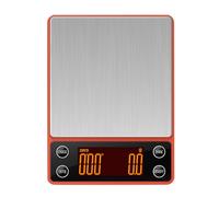 Herramientas de medición ES Presso Escala con temporizador 3kg/0 1g Precisión Café B E una escala Digital Verter sobre café Portátil Recargable Auto Tara y Agua Inteligente Adecuado para Amantes