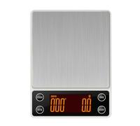 Herramientas de medición ES Presso Escala con temporizador 3kg/0 1g Precisión Café B E una escala Digital Verter sobre café Portátil Recargable Auto Tara y Agua Inteligente Adecuado para Amantes