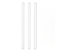 Herramientas de mezcla de vidrio Varilla agitadora | Varilla agitadora de laboratorio de diámetro 4/5/6/7mm, 10 Uds.(7x200mm)