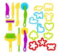 Herramientas de pasta de modelar - Kit de modelado animal con rodillo | Pastelería | Juego de 20 Accesorios de creatividad para | Herramientas educativas para, Escuela en casa, guardería, stim