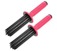 Herramientas de peluquería mullidas portátiles para el cabello varita rizadora 2 uds rizador de pelo profesional para el hogar peluquería viajes uso personal