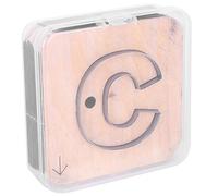 Herramientas de perforación para manualidades de cuero con letras mayúsculas, troqueles de corte DIY, molde (do)