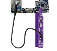 Herramientas de prueba de teléfonos: clip de modo doble | Conector sin batería con detección de corriente, adaptador de encendido con función de reparación, herramienta de diagnóstico de teléfono móvi