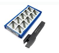 Herramientas de ranurado MGEHR MGEHR1212-1.5 MGEHR1212-2 MGEHR1212-3 MGEHR1212-4 Torneado de ranuras externas + 10 insertos MGMN de 1,5/2/3/4 mm Herramienta de Torno(1212-4 and 400 CBN)