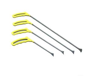 Herramientas de reparación de abolladuras automotrices para técnicas sin pintura con varillas de empuje ganchos y para barra de palanca para restauración de paneles de carrocería (41 cm)