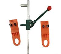 Herramientas de reparación de abolladuras de automóviles, herramienta de expansión de extracción de chapa metálica con esparcidor de cadena manual ergonómico y funda de goma para proteger la pintura