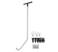 Herramientas de reparación de abolladuras sin pintura Kit de eliminación de abolladuras de carrocería profesional con 14 cabezales versátiles Varillas de acero inoxidable de alta