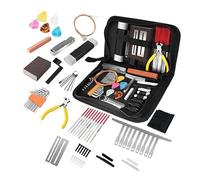 Herramientas De Reparación Guitarra Kit De Herramientas De Reparación De Guitarra De 78 Piezas Con Calibradores De Clavijas De Puente De Púa De Cuerda