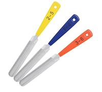 Herramientas De Reparación Guitarra Lima Ranurada Para Cejuela De Guitarra De Doble Cara Paquete De 3