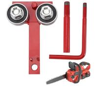 Herramientas de reparación para apretar el ferrocarril del ferrocarril de la motosierra, rieles de motosierra carril cadena cadena guía poste-rail bloqueo herramienta de reparación