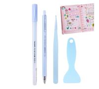 Herramientas de scrapbooking, barra de pegamento para álbumes de recortes, juego de 4 piezas de pegamento de herramientas de mano, herramientas de mano de secado rápido para contabilidad manual, arte