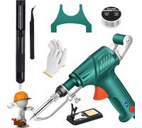 Herramientas De Soldadura LáSer Industrial Con Calentamiento Interno, Juego De Pistola De Soldar MultifuncióN, Soldador Laser, MáQuina De Corte De Metal (Verde,Calor interno)