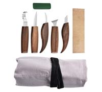 Herramientas de talla de madera: juego de tallas de madera, conjunto con 8 herramientas de medición de madera, juego de grabado de madera portátil | Councoir de datos, conjunto de herramientas de