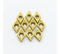 Herramientas de torneado, Cortadores Insertos 10PCS Herramienta de torneado DCMT070204 UE6020 Herramienta de torneado de metal de fresado de alta precisión DCMT 070204 Herramienta de carburo de piezas