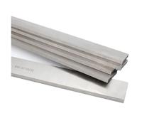 Herramientas de torneado de acero de alta velocidad L = 300mm, herramienta de torno CNC, barra de corte cuadrada blanca HSS, espesor de 1-10mm de ancho, 6-200mm(3x14x300mm)