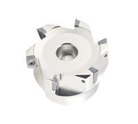 Herramientas de torno CNC Cabezal de fresado en ángulo recto BAP300R BAP400R 40/50/63/300/250 T4/T6 Fresa frontal(BAP400R 125-40-7T)