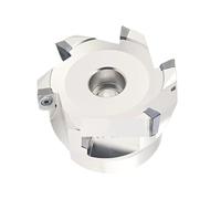 Herramientas de torno CNC Cabezal de fresado en ángulo recto BAP300R BAP400R 40/50/63/300/250 T4/T6 Fresa de precisión frontal(BAP300R 63-22-4T)