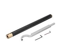 Herramientas de torno de madera, torno de carpintería con hoja de aleación de tungsteno, torneado de madera de alta dureza para artesanías, torno de cuchillo hueco con mango de