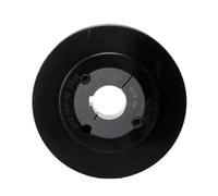 Herramientas eléctricas de correa de tipo V, Polea de correa en V distribución tipo, doble ranura, 154mm, diámetro exterior, 150mm, paso 2012, buje 24-50mm(32mm)
