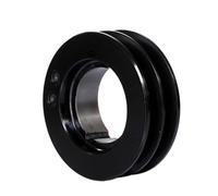 Herramientas eléctricas de correa de tipo V, Polea tipo V Correa en Doble ranura 129 mm OD 125 Paso 1610 Buje 125-02-1610 19-42(30mm)