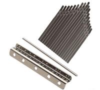 Herramientas esenciales para músicos Juego completo de piezas Kalimba de 17 llaves, puente y silla