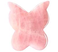 Herramientas faciales Gua Sha piedra Gua Sha natural de 7 x 8 cm herramienta para esculpir el rostro con forma de mariposa para masajes de estiramiento y reafirmación facial.