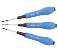 BGS Diy 803 | Juego de destornilladores de precisión | perfil en T (para Torx) T4 / T5 / T6 | 3 piezas