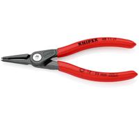 Knipex Alicate de precisión para arandelas para arandelas interiores en taladros gris atramentado, recubiertos de plástico antideslizante 140 mm 48 11 J1
