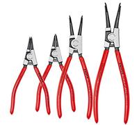 Herramientas KNIPEX - Juego de 4 anillos de retenci n exteriores de 45 grados (9K001902US) Rojo