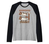Herramientas manuales para Adictos a la carpintería Camiseta Manga Raglan
