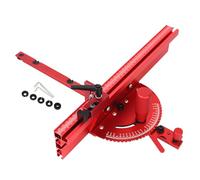 Herramientas para bancos de carpintería, medidores de inglete y valla de riel de parada, ángulos de montaje de sierra, reglas para sierras de mesa