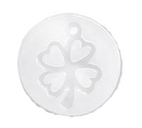 Herramientas para hacer colgantes de joyería, molde de fundición de cuatro formas, hecho a mano, regalo flexible, suave, hermoso molde de silicona