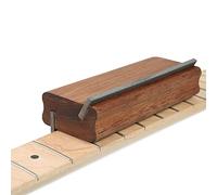 Herramientas para hacer guitarras 2 en 1 guitarra Merbau madera Crowning End Bevel- Flush Files Tool 35 ° 90 ° grados de acero fino traste herramienta Luthier