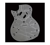 Herramientas Para Hacer Guitarras Molde Acrílico De Ángulo Agudo Con Forma De Guitarra Para Producir Una Plantilla De Código De Guitarra Con Orificio Para Haz De Guitarra Acústica Folclórica